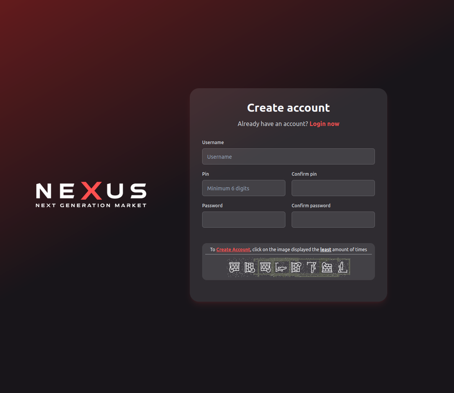 Nexus registration form